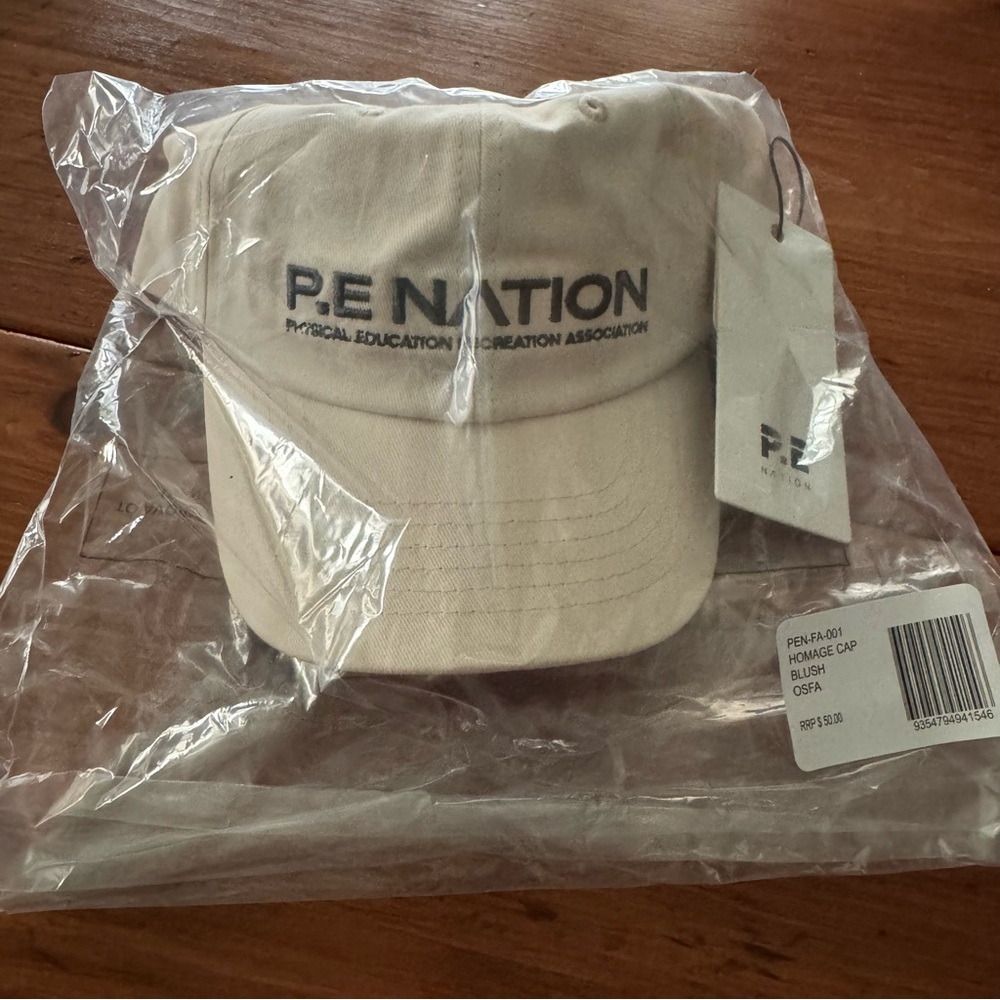 P.E Nation Cream Hat BRAND NEW